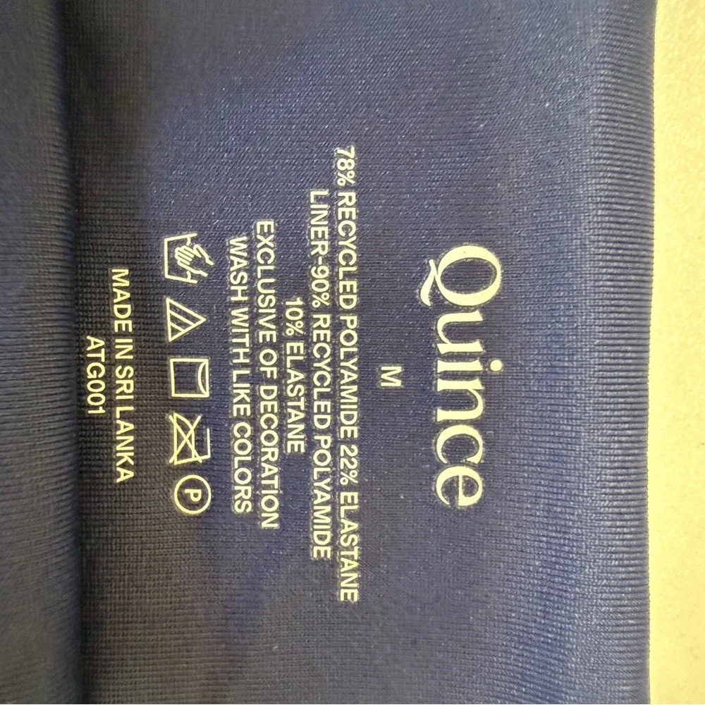 Quince Deep Blue Swimwear - Picture 2 of 3